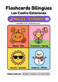 Flashcards Bilingües Inglés/Español | 40 Imprimibles para Niños
